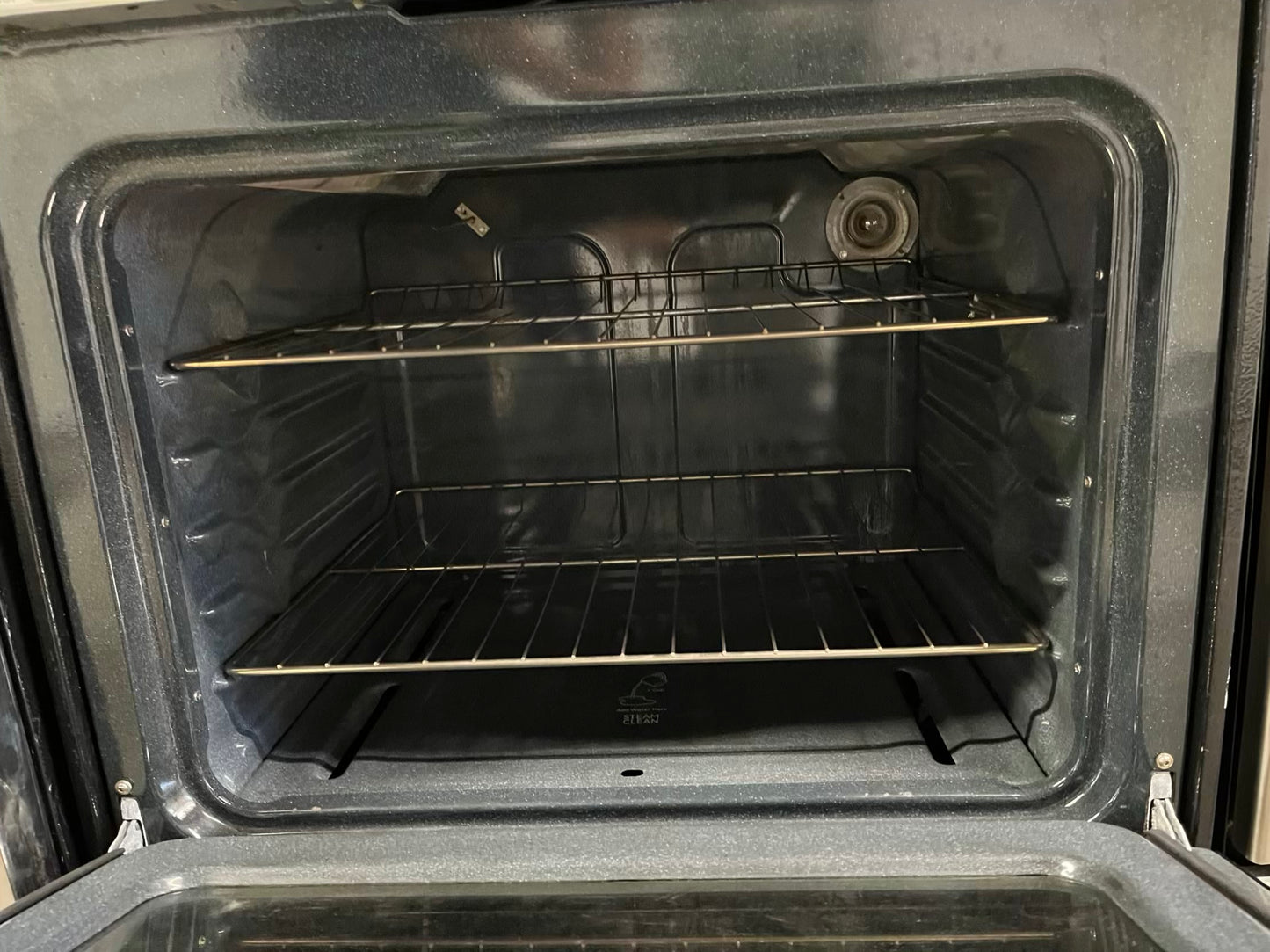 GE gas range stainless steel 5 burner bake broil hi/lo 30" #ER675FB