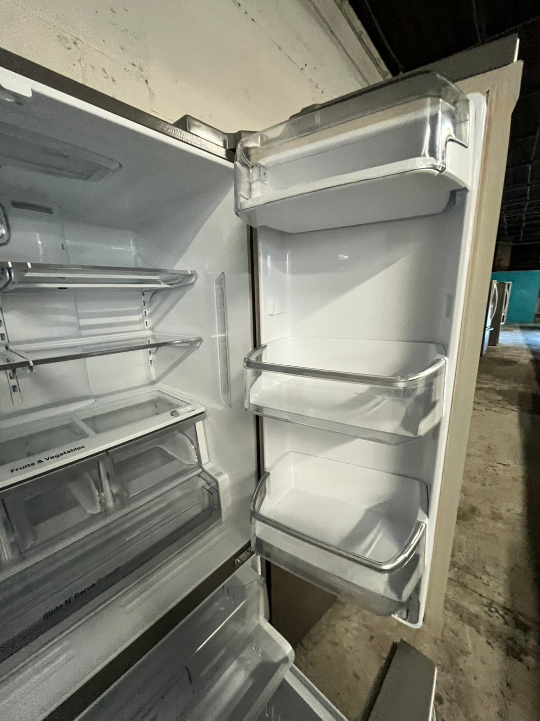Used | Refurbished LG 36” Counter Depth french door refrigerator stainless steel w/Ice & water dispenser 36" 24 cu.ft # RF24LG0B