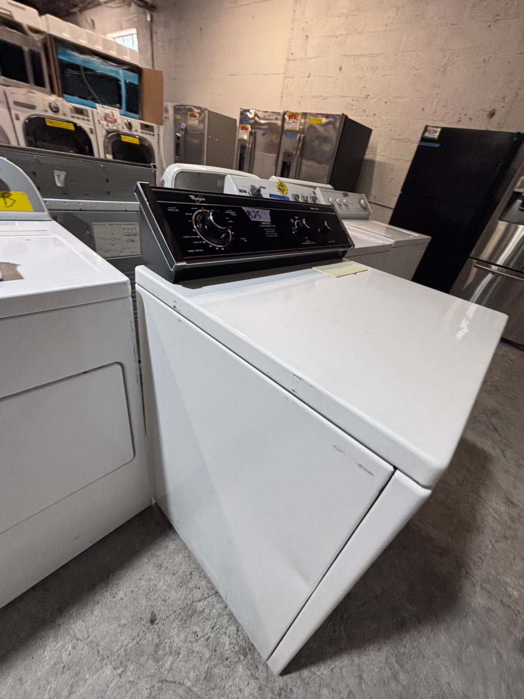 >*July 4th sale🇺🇸🔥whirlpool 29” large capacity electric dryer 220v side by side used-refurbished #WWDY41B