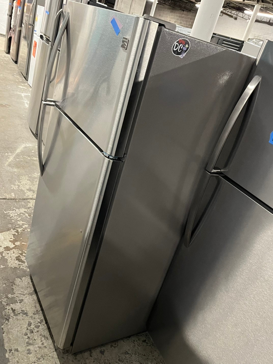 = Kenmore 30” iced Maker 18cu.ft -top freezer refrigerator stainless steel refurbished #RZF99KB