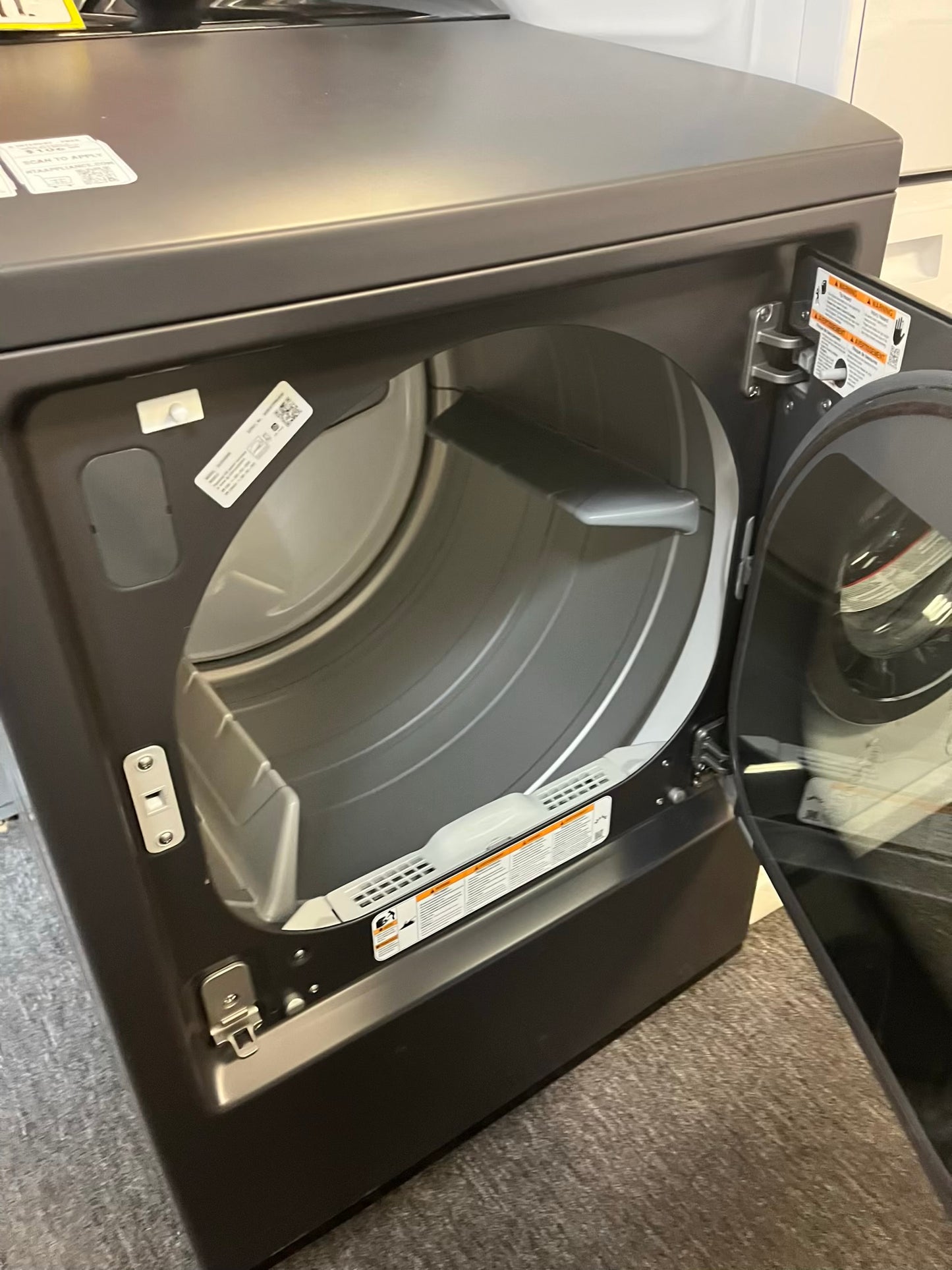 - Open box | scratch & dent LG side x side dryer electric 220v in titanium large capacity 27” ##ED488FL