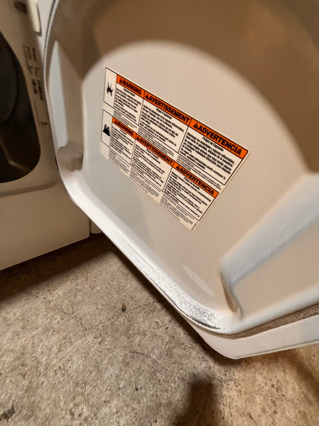 >*whirlpool side x side large capacity electric 220v dryer in white 27” Refurbished #ED85S1B