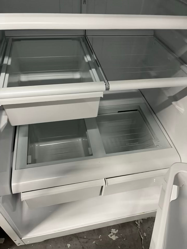- GE Top freezer Refrigerator white | Item number #RF667C 28” in Refurbished