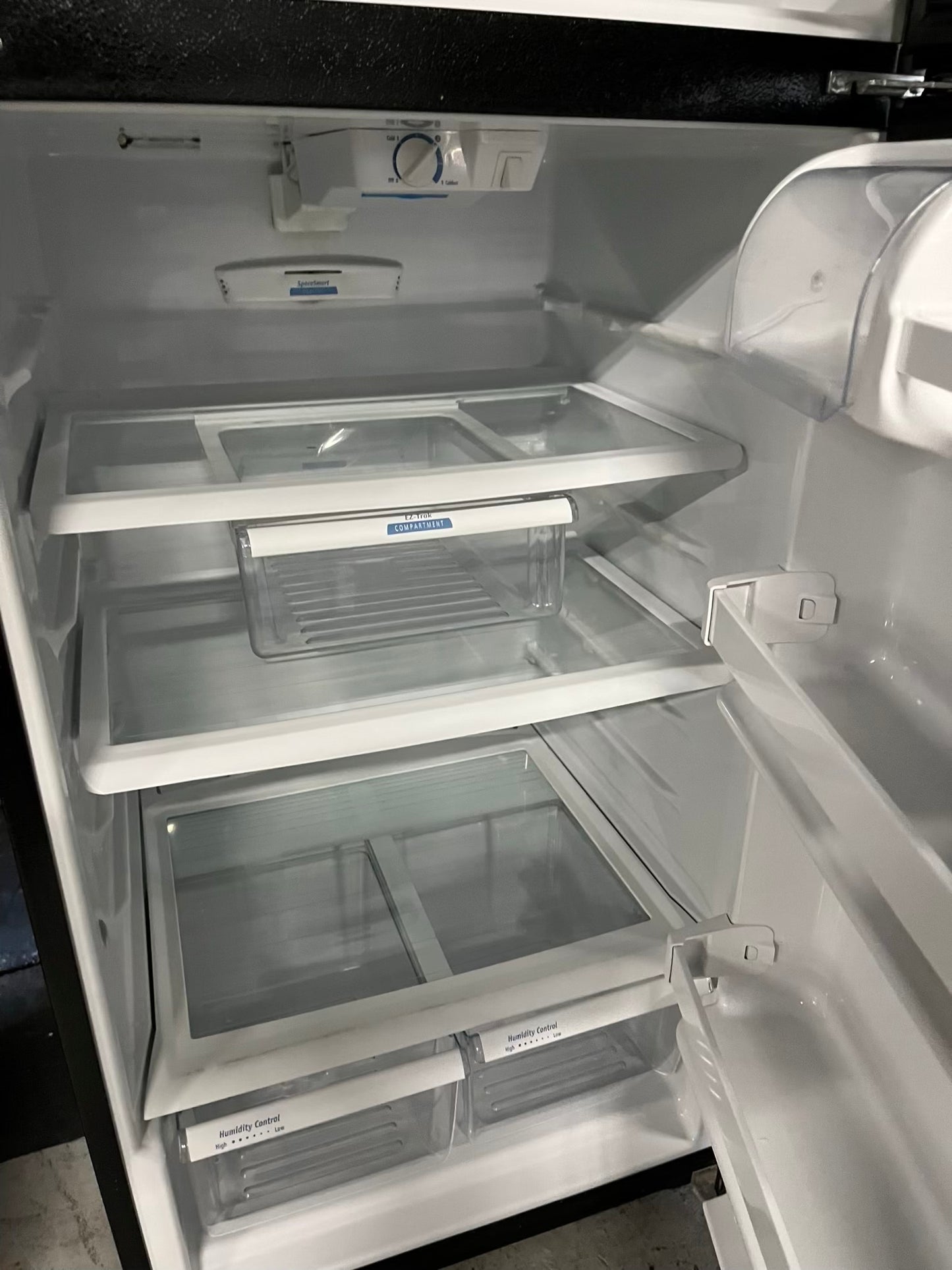 - Whirlpool top freezer refigerator stainless steel counter depth 28" #RF304YB