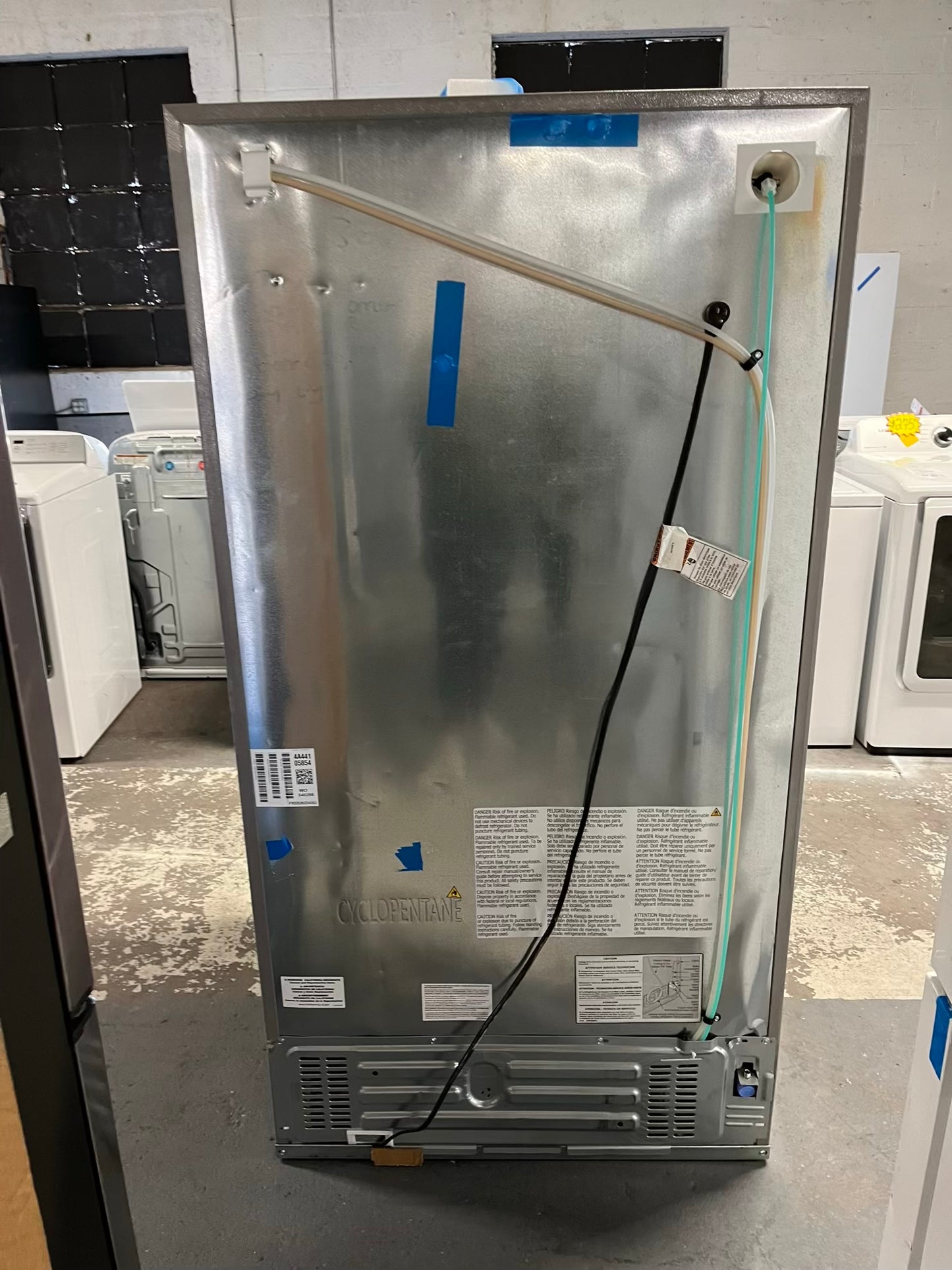 Open Box 📦 | scratch & dent Frigidaire side x side refrigerator w/ice water dispenser inside stainless steel 36" #RF875VB