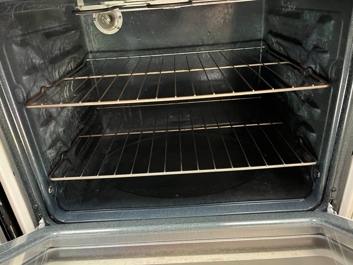 GE ELECTRIC 220v IN BISQUÉ BAKE BROIL HI/LO SELF CLEAN 4 BURNER #ER852EL