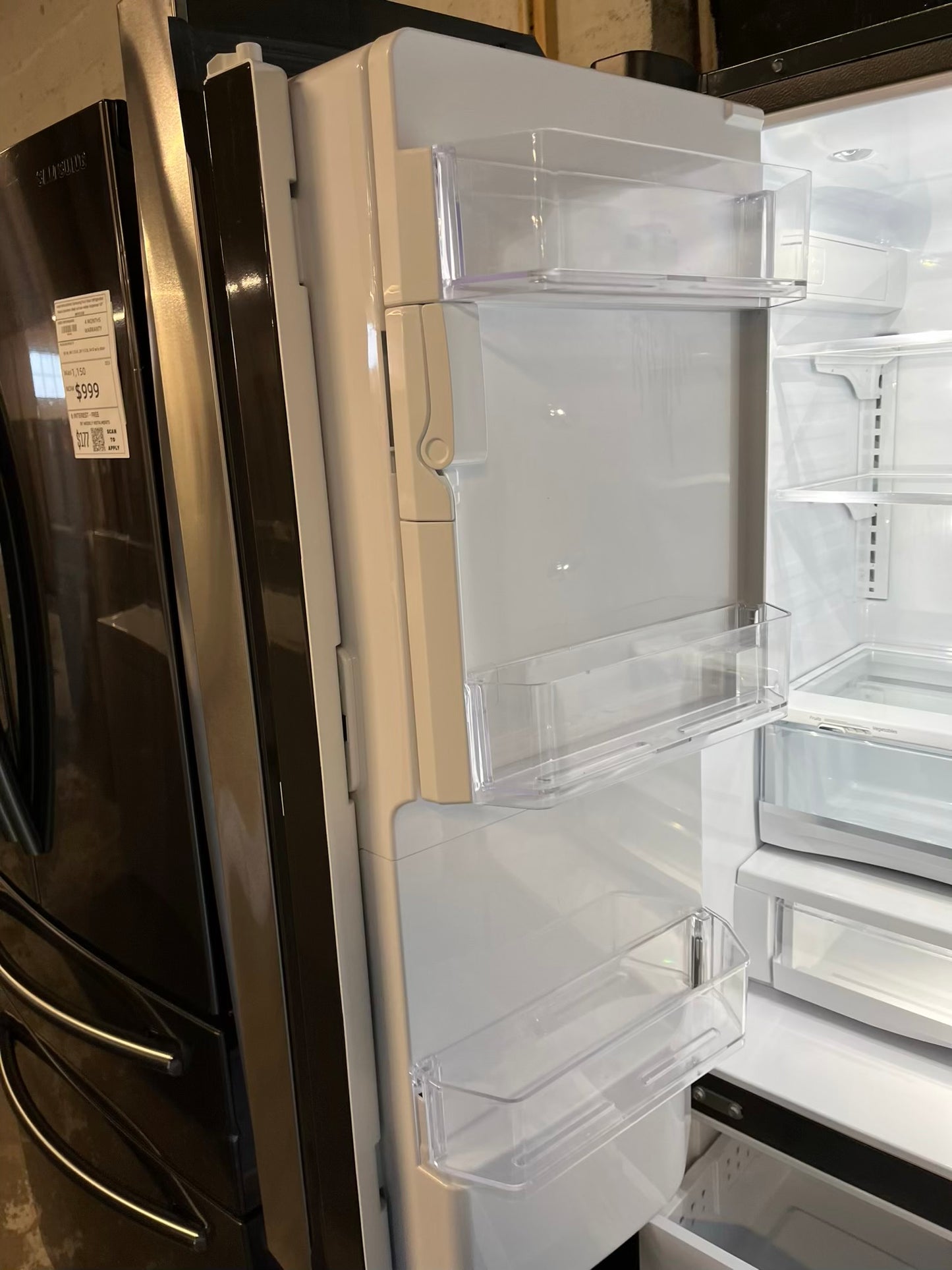 - GE French door Refrigerator counter depth stainless steel w/ ice water dispenser 36" #RF529LB