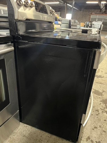 - Kenmore Glass top electric 220v range 5 burner warm zone bake broil convection bake convert stainless steel 30" Refurbished #ER749HB