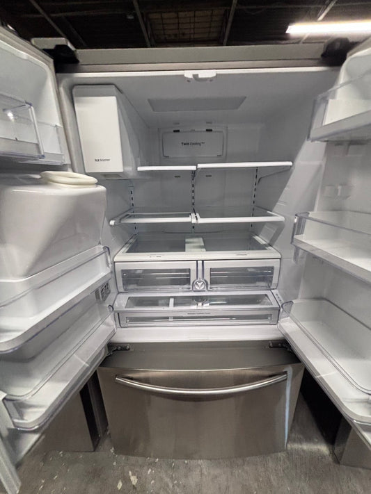 >* used-Refurbished samsung 36”w x69h x 29 depth refrigerator stainless steel w/ice & water dispenser 36 “ #FDSS73B