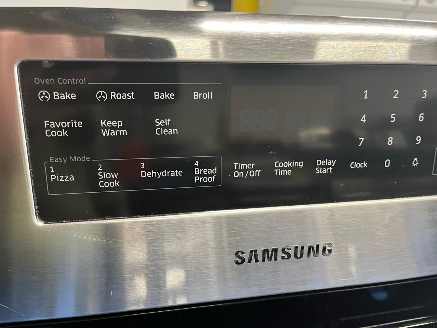 - Samsung range 5 burner convection roast bake broil dehydrate self clean stainless steel 30" #GR237TNB