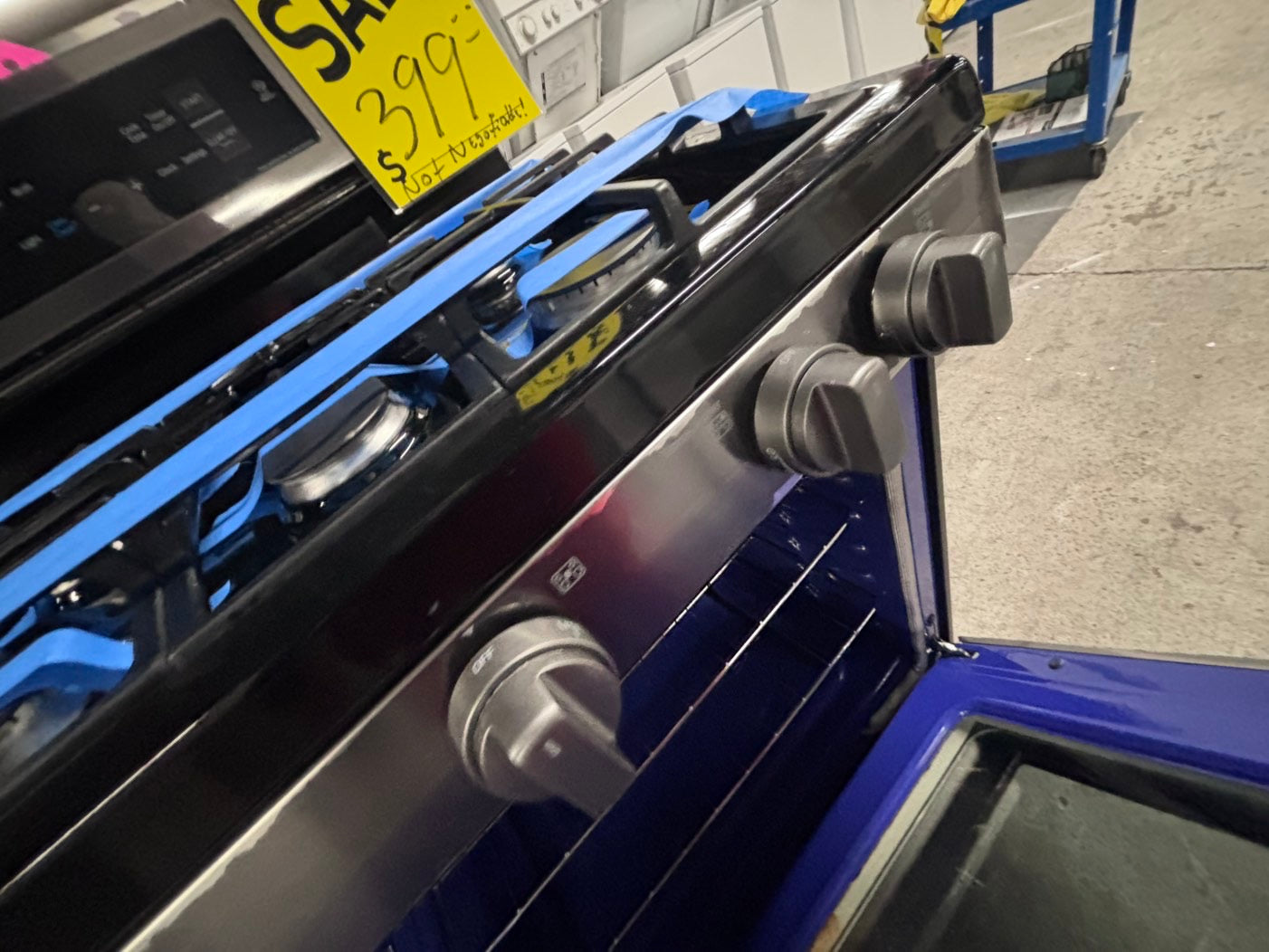 🔥Sale🥳 Gas range 5 burner bake broil self clean in stainless steel -used-Refurbished 30” #GS6TYB