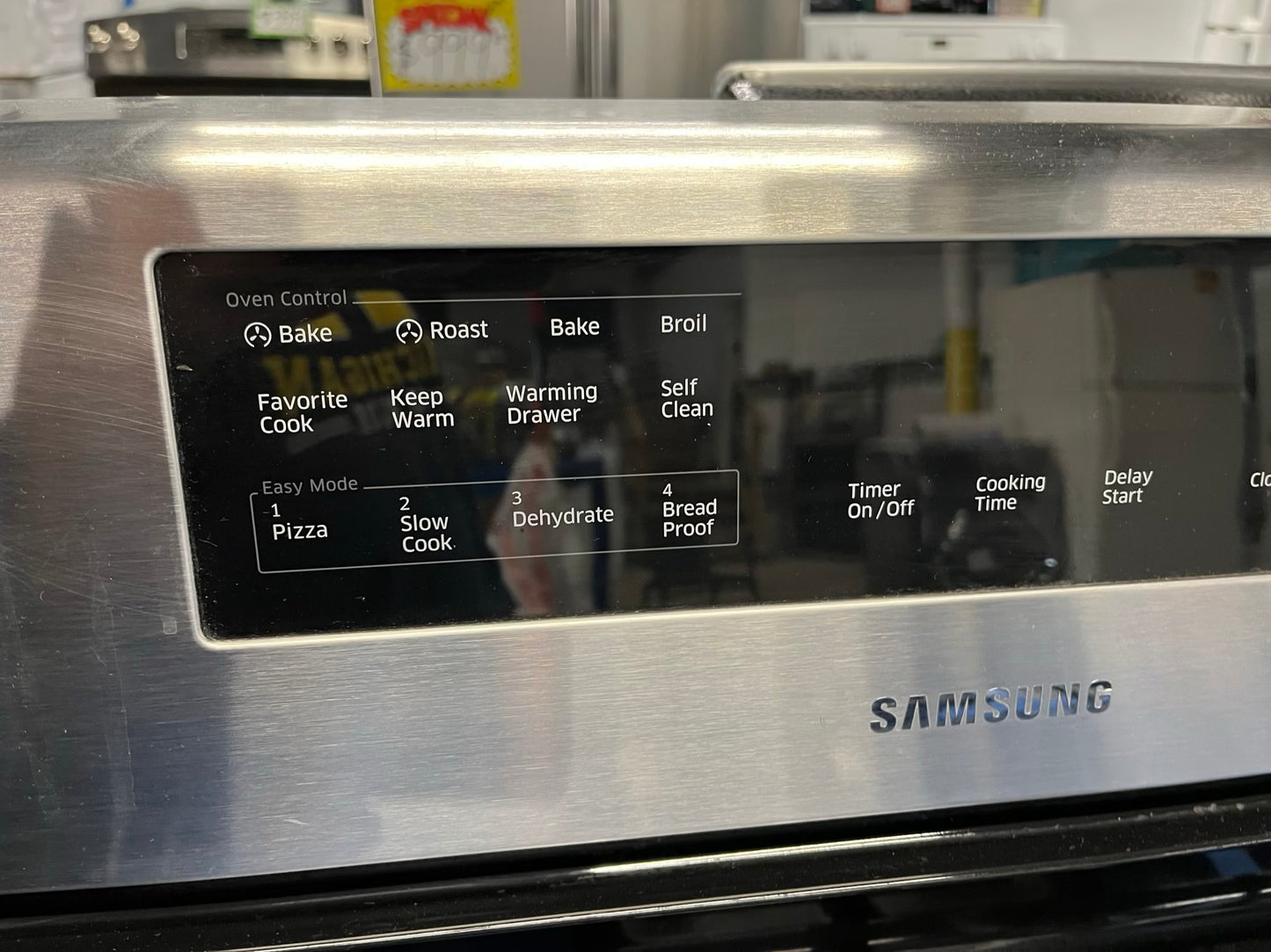 - Samsung Gas range 5 burner convection roast  bake broil self clean stainless steel 30” Refurbished 30" #GR296CB