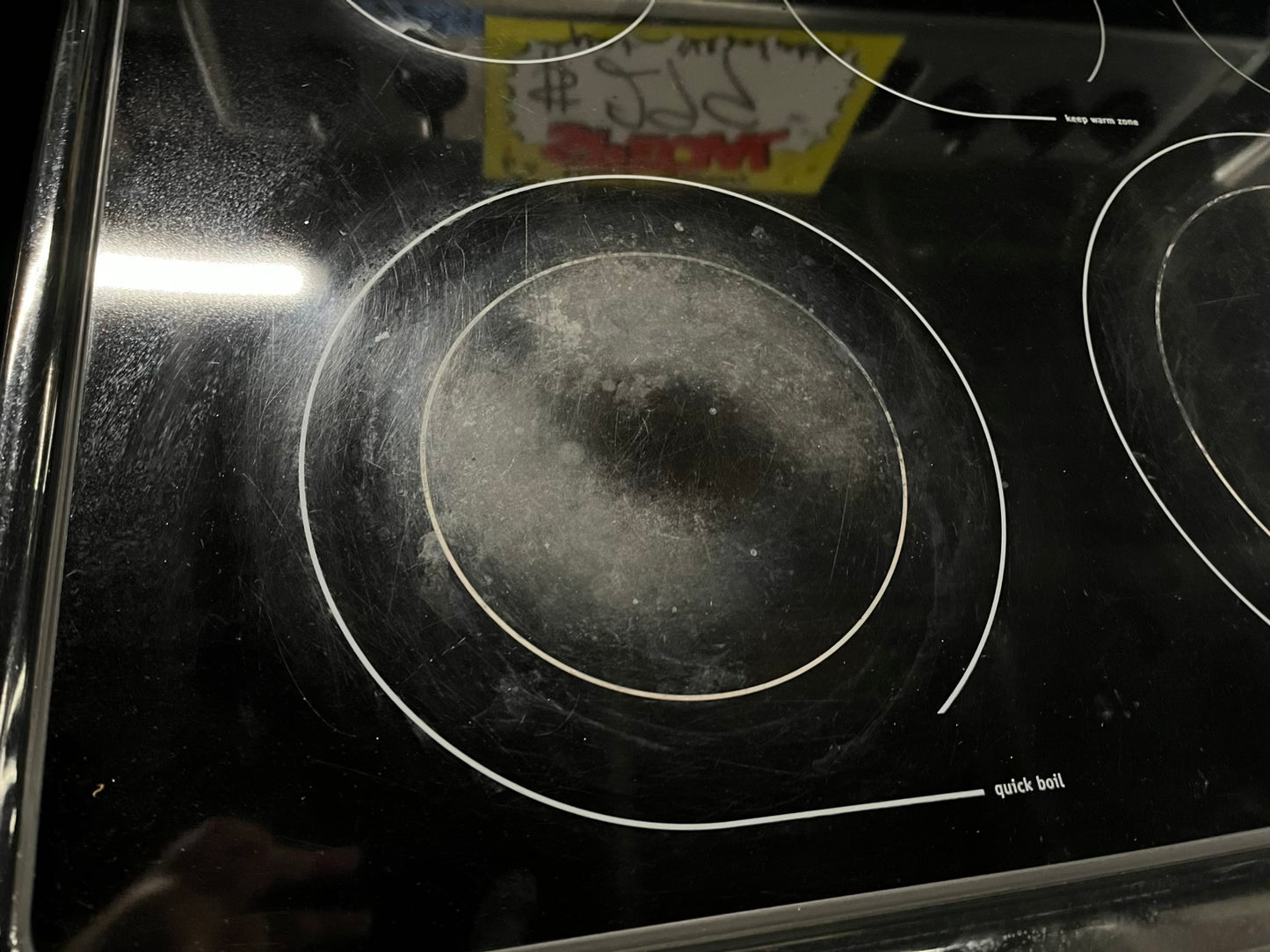 Frigidaire Gallery electric range stainless steel 5 burner warm zone bake broil self clean 30” item number #ER934KB