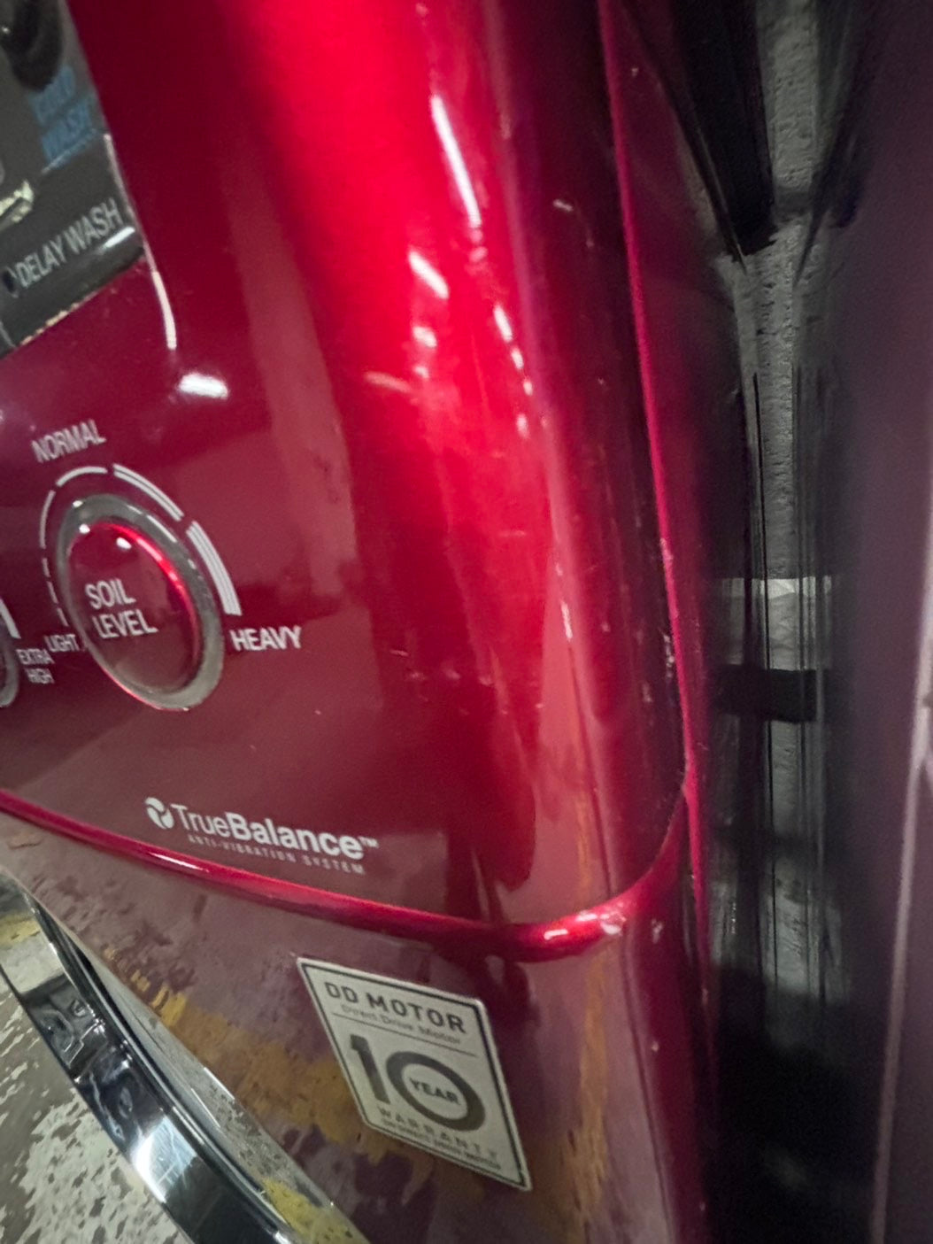 >washer red 4.0cu.ft stainless steel drum used-refurbished #FWLR47B