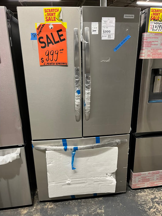 Open Box π¦ Frigidaire French Door Refrigerator stainless steel w/ice maker & water dispenser inside - Item number #RF652KB 36β in