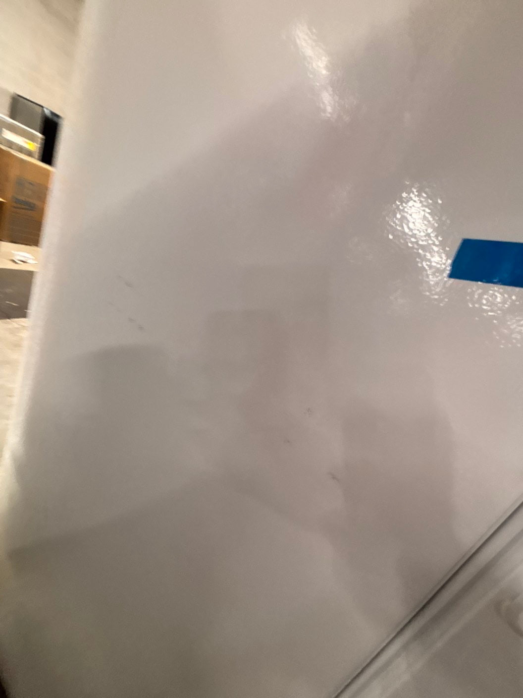 Open box 📦 20 cu. ft. Freezer in White with Temperature Alarm and Auto-Close Door, ENERGY STAR #FZG22BB