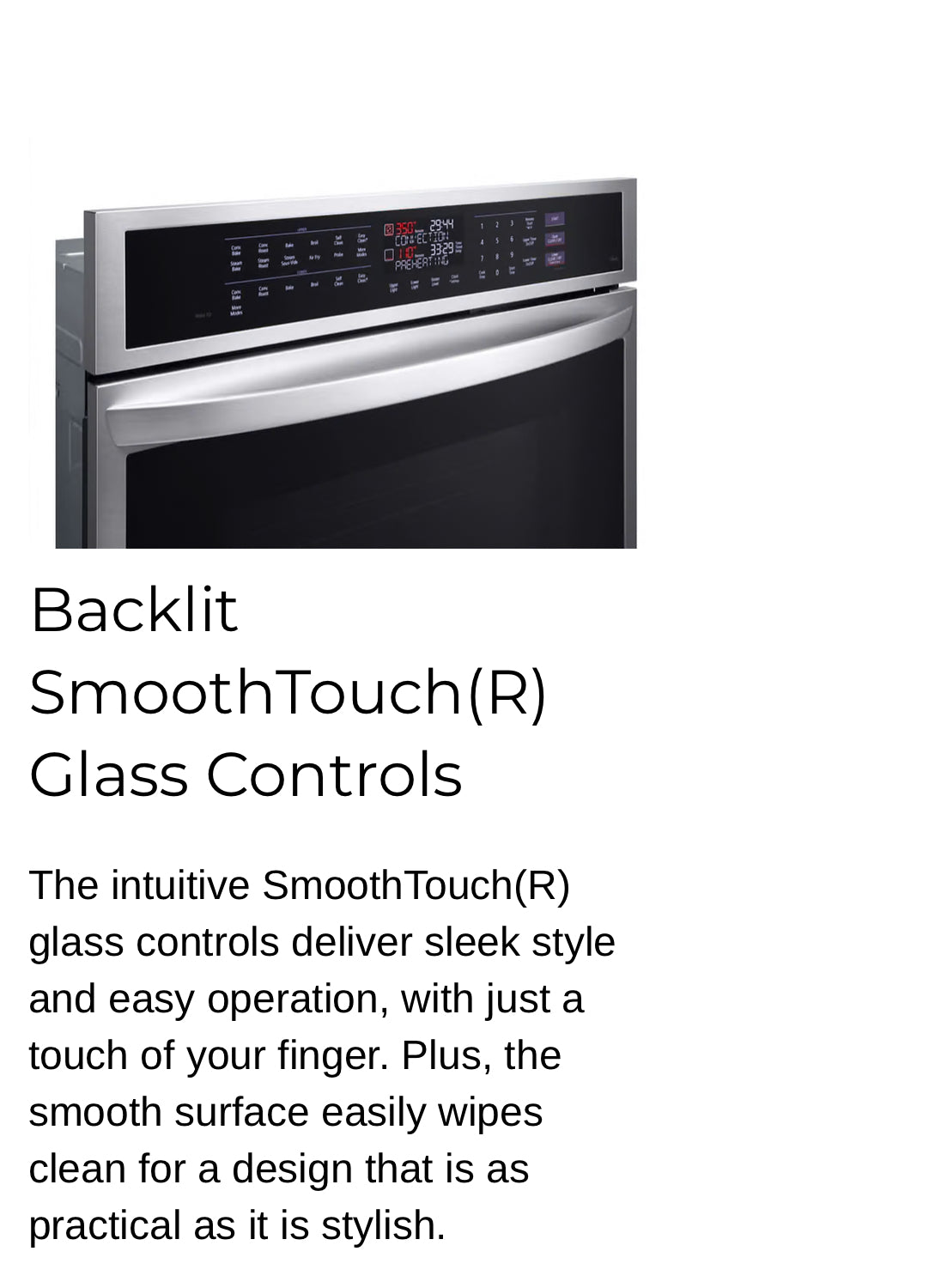 - Open Box 📦 | scratch & dent LG 9.4 cu. ft. Smart Double Wall Oven with InstaView®, True Convection, Air Fry, and Steam Sous Vide Go to  Model #WDEP9427F