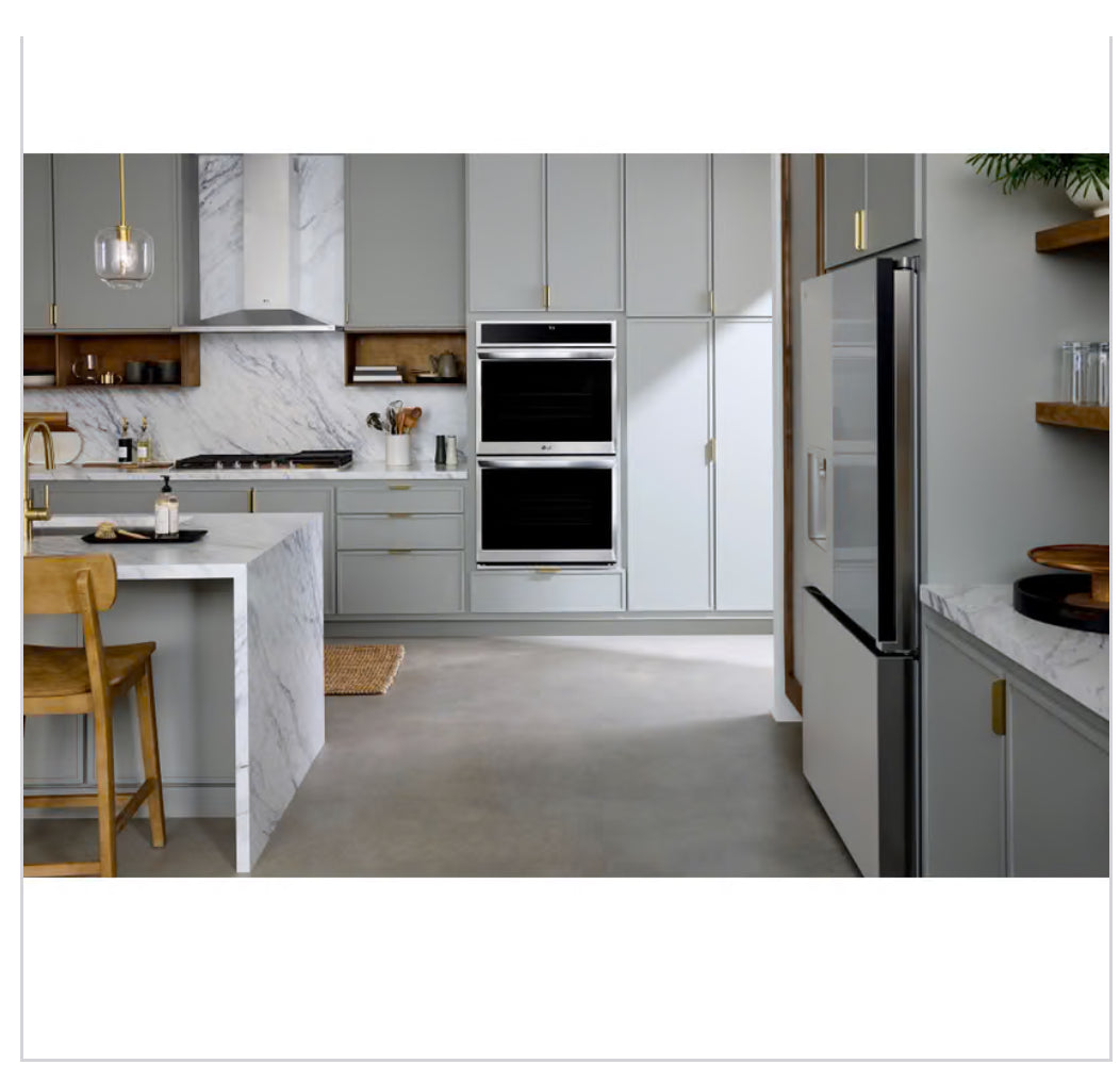 - Open Box 📦 | scratch & dent LG 9.4 cu. ft. Smart Double Wall Oven with InstaView®, True Convection, Air Fry, and Steam Sous Vide Go to  Model #WDEP9427F