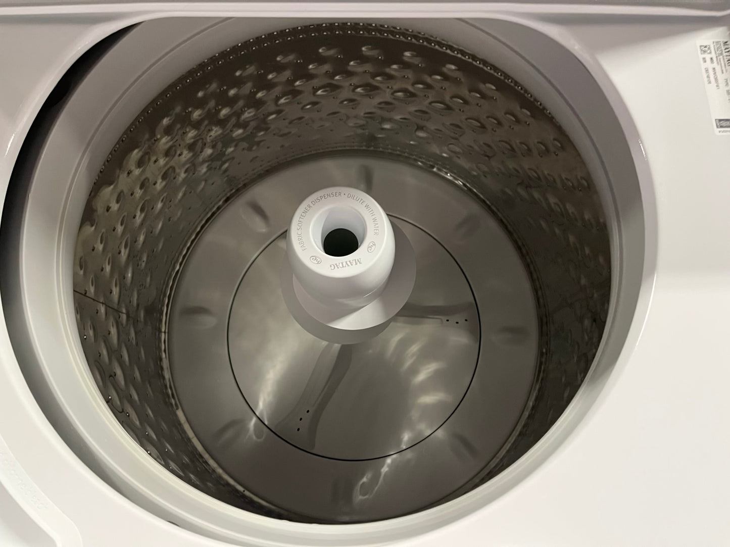 Maytag top load washing machine stainless steel drum W/agitator large capacity 4.5 cu ft 27" in #W759VB