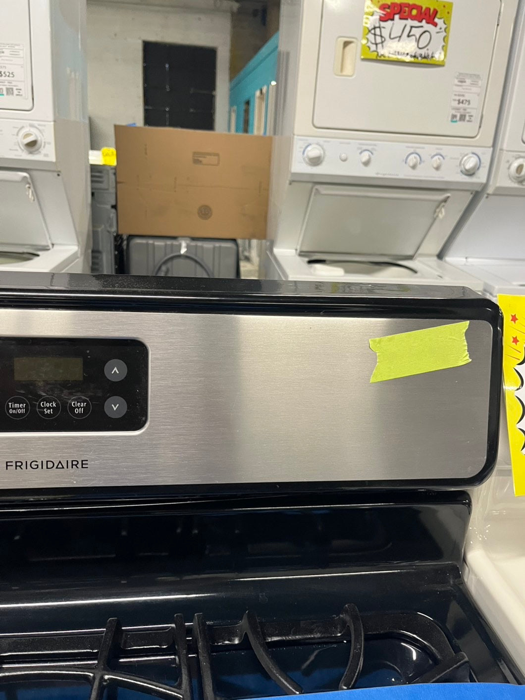 💥FLASH SALE ⚡️Frigidaire gas range 5 burner bake broil stainless steel Refurbished 30" Refurbished #GRS67B