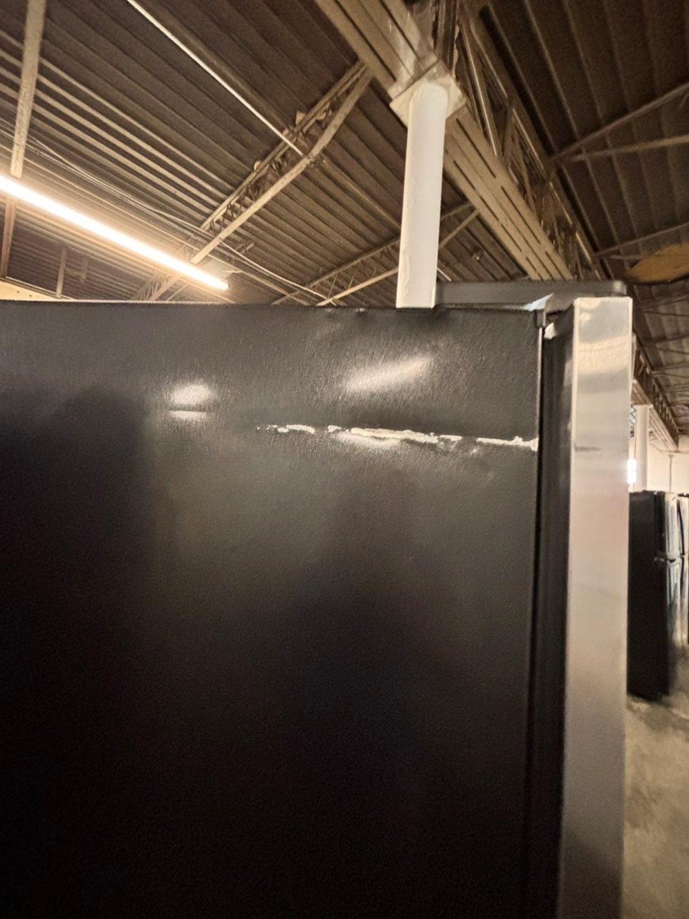 >Whirlpool 30” top freezer fridge stainless steel used-refurbished #RF117B