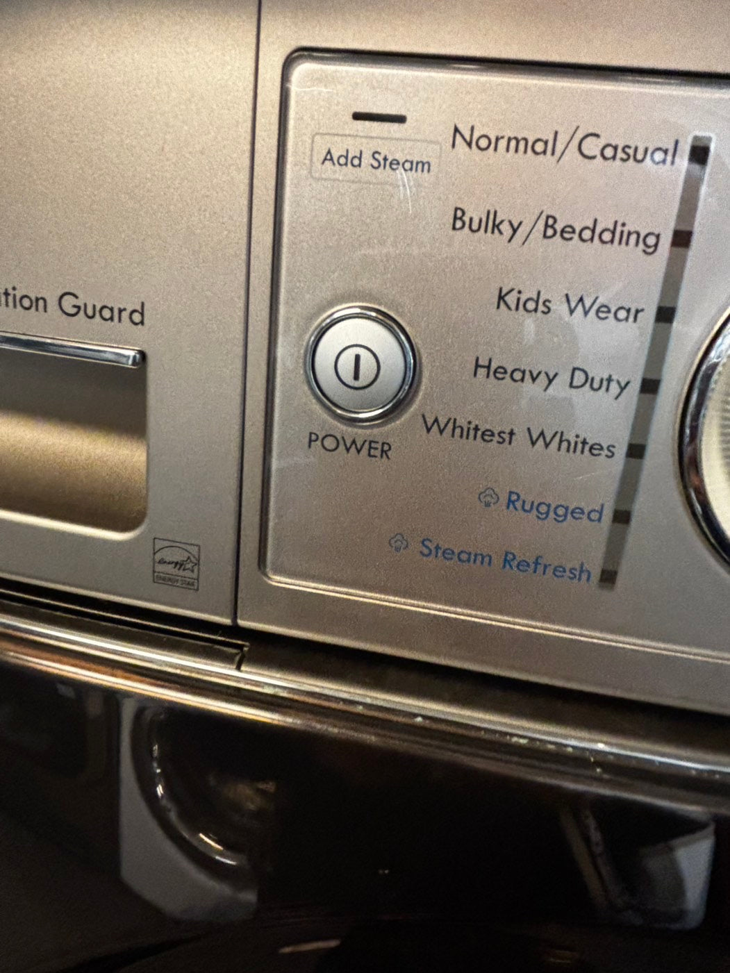 Kenmore 27" Front-Load Washer Steam large capacity w/pedestal extra storage 27" used-refurbished #FWK9571L