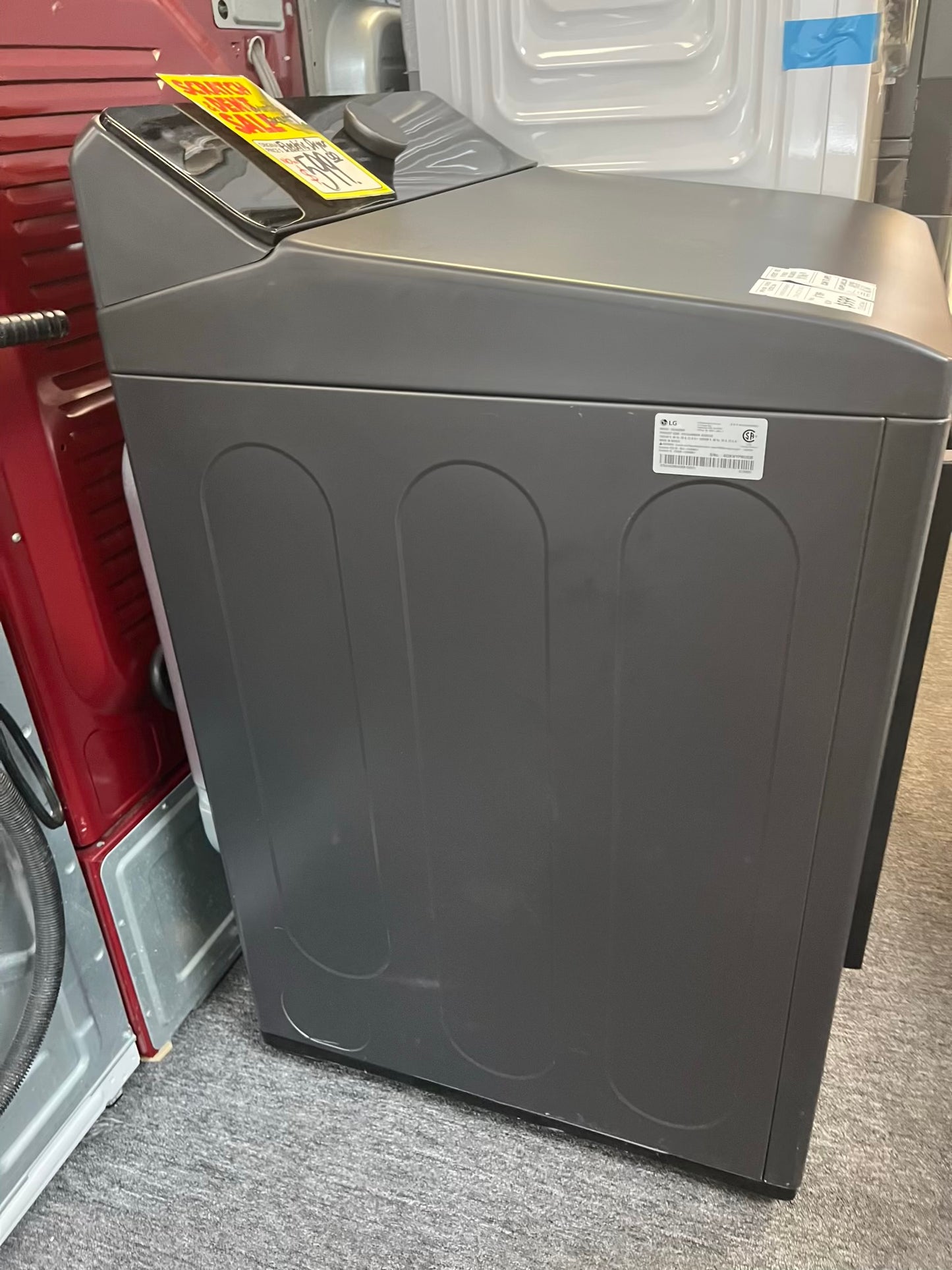 - Open box | scratch & dent LG side x side dryer electric 220v in titanium large capacity 27” ##ED488FL