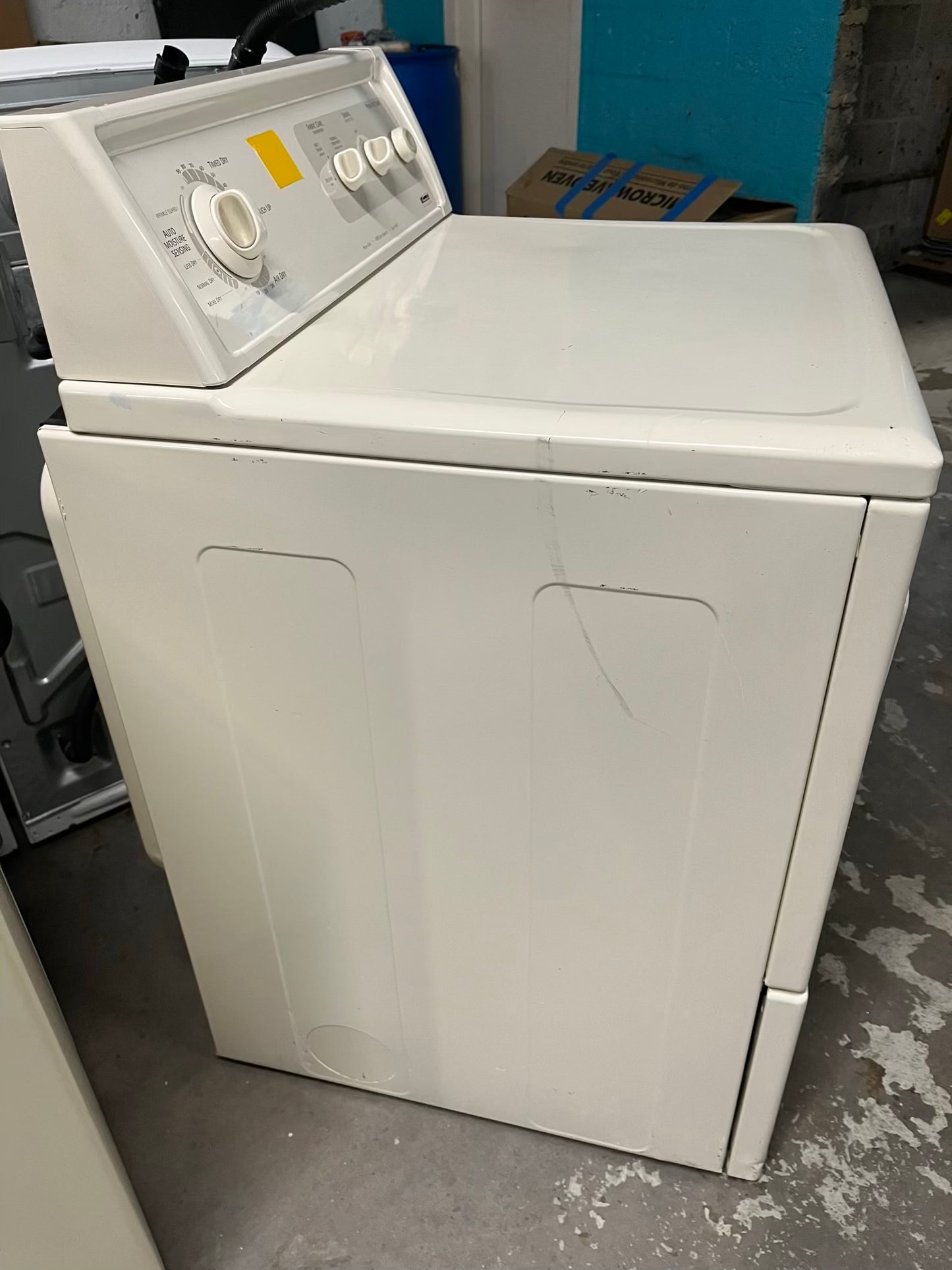 - Kenmore washer & dryer set electric 220v side x side top load w/agitator used-refurbished #WD239TB