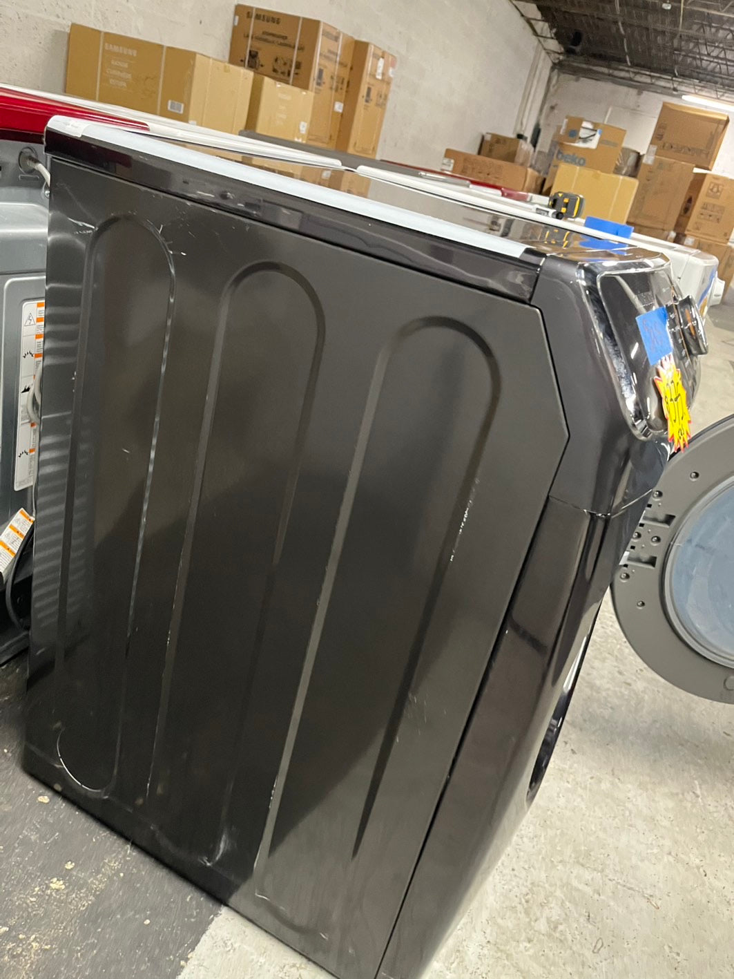 -Samsung front load stackable Gas dryer black #DG22B
