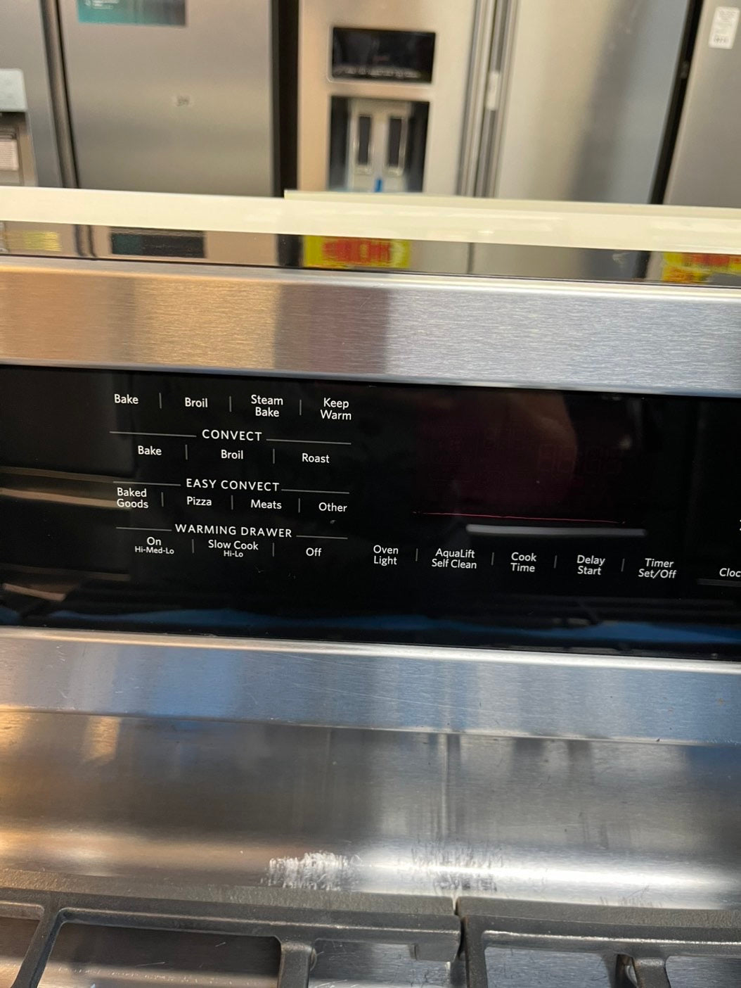 Refurbished KitchenAid GAS range stainless steel 5 burner convection broil Easy convection bake roast broil Steam bake Aqualift self clean 30" #GGP29L