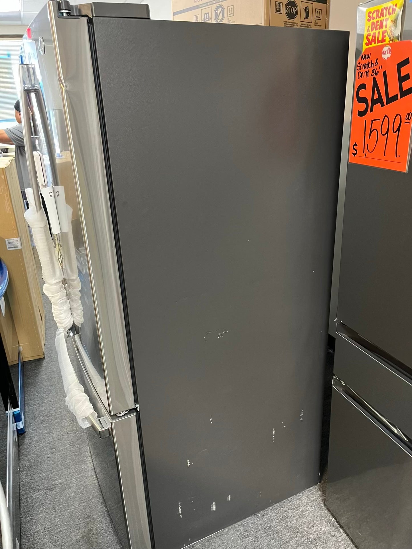Open Box 📦 | Scratch & Dent GE french door Refrigerator w/ice water dispenser stainless steel 36” #RF628D