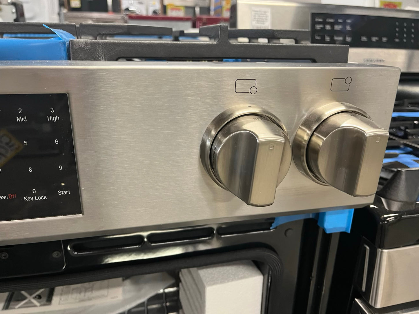 - Open box | scratch & dent Bloomberg gas range stainless steel convection roast bake broil slide in self clean 30" #GR743VB
