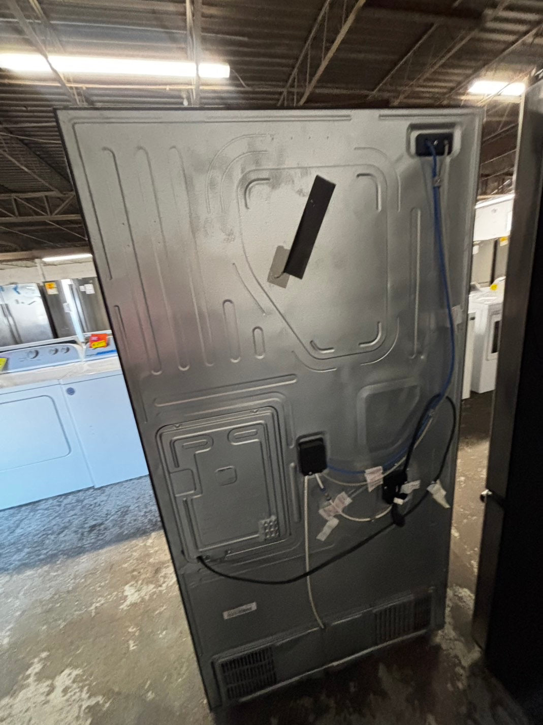 - Samsung 26cu.ft French door Refrigerator black stainless steel w/ice water dispenser 36" #RF740JB