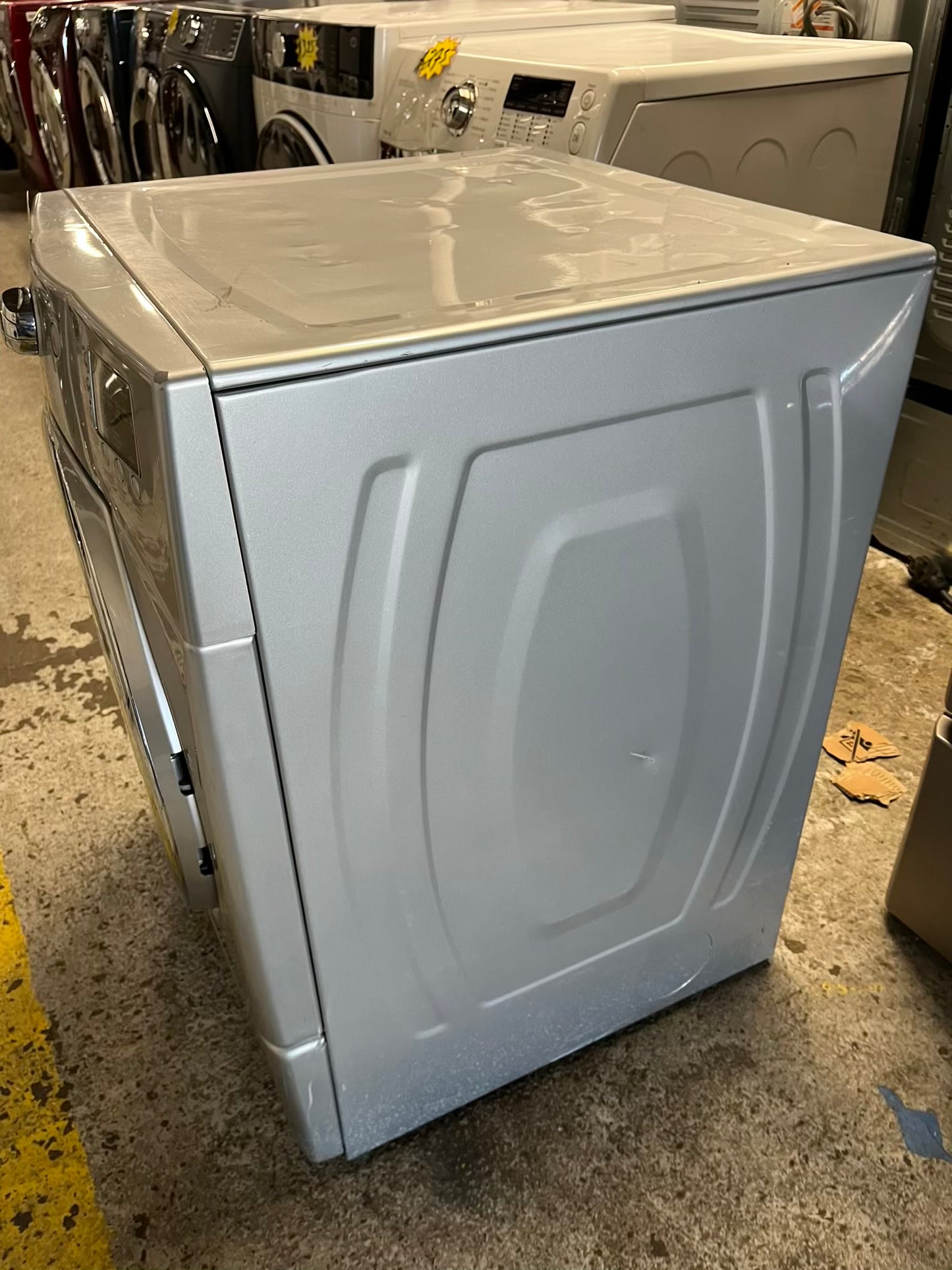 Whirlpool duet steam cycle electric 220v dryer front load stainless steel large capacity 27" #ED291CB