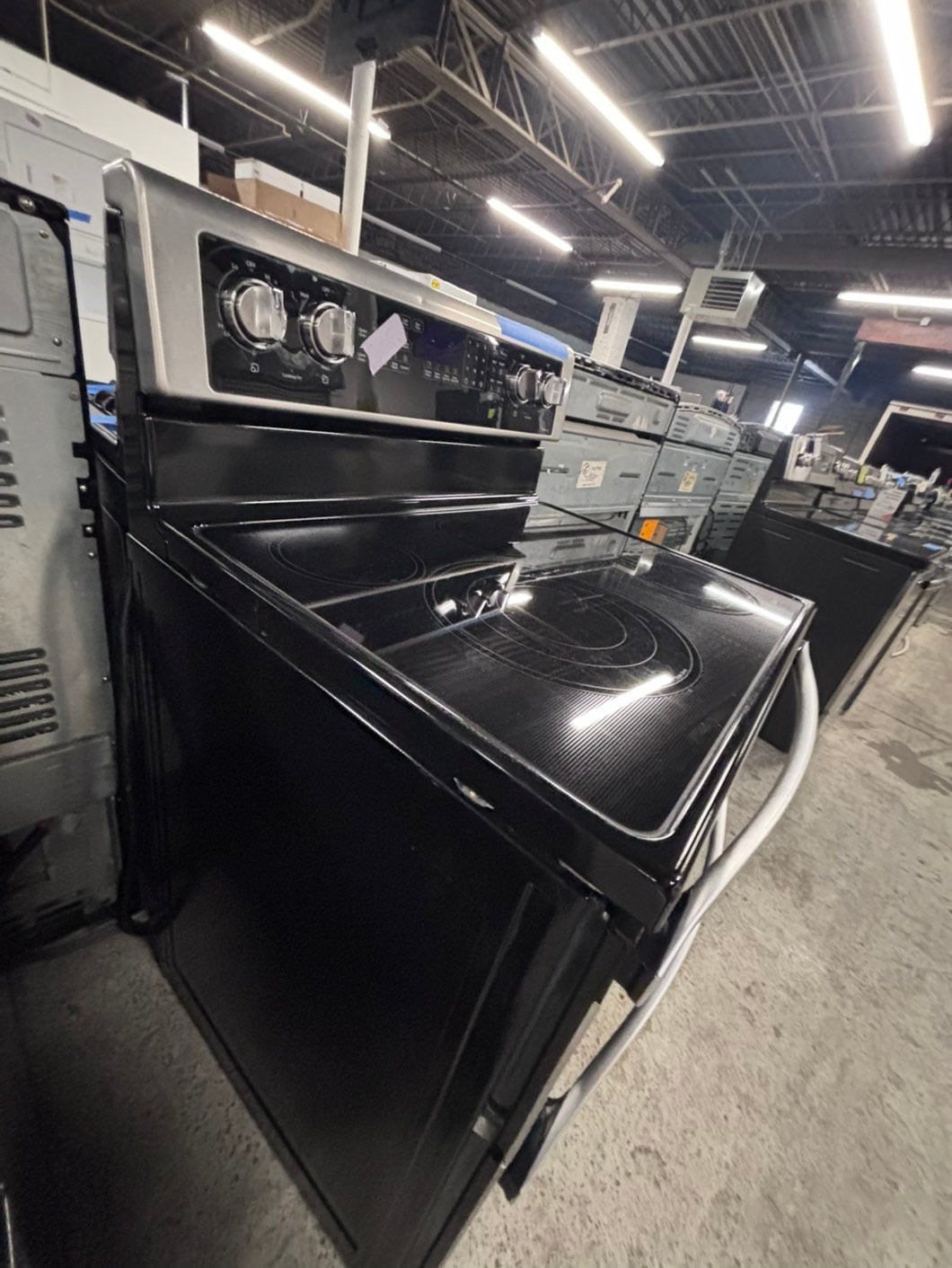 >specialđ„whirlpool stainless steel double oven convection -electric stove bake Broil self clean 30" #ER4F77B