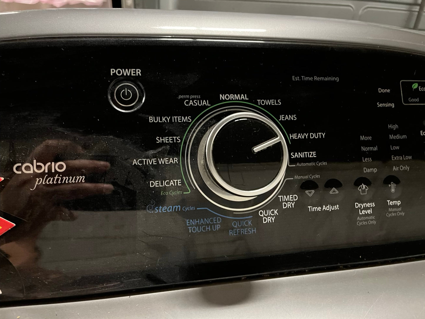 - Whirlpool large capacity electric 220v dryer stainless steel 29" Refurbished #ED1186VB