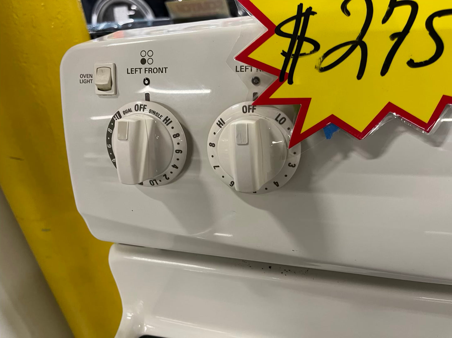 Kenmore electric range 220v bake broil in off white Refurbished 30" #ER530DB