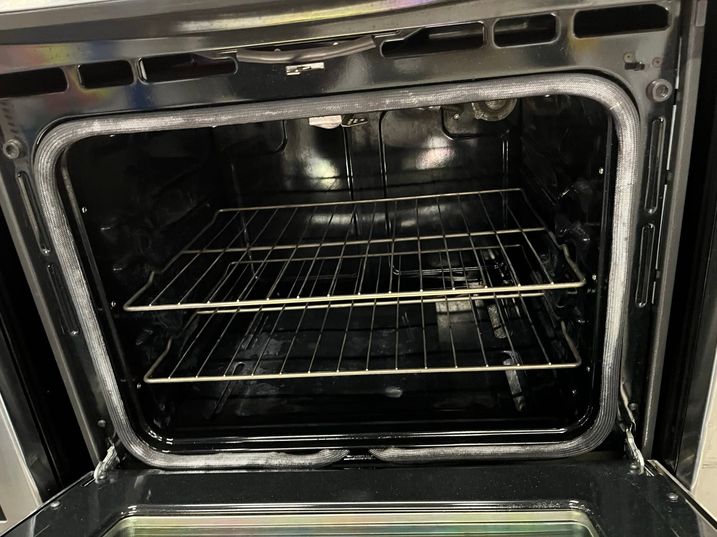 - GE GAS range stainless steel 4 burner bake broil hi/ lo self clean 30" #GR107GB