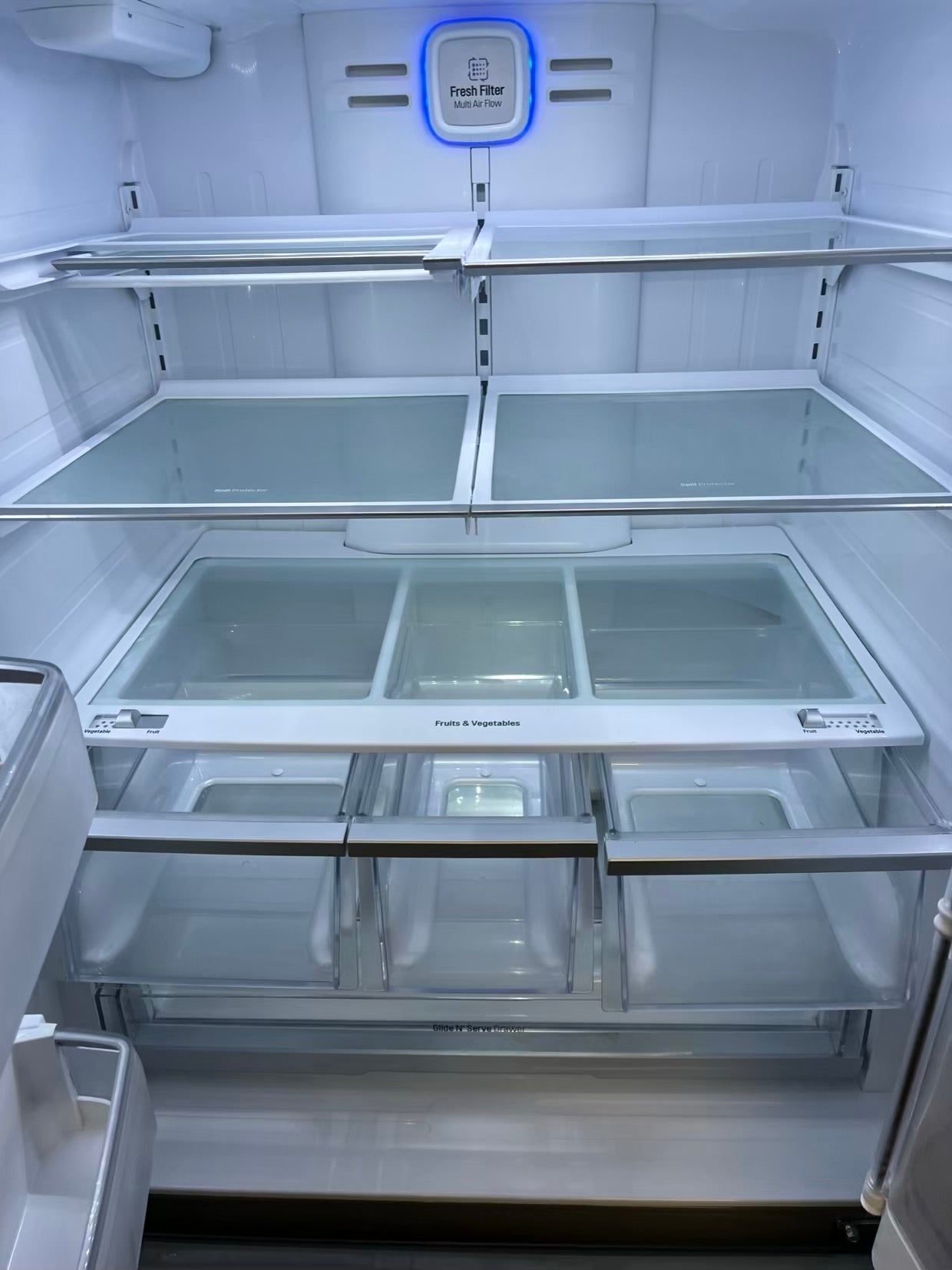LG French door refrigerator Showcase stainless steel w/ice water dispenser 36" Refurbished #RF735SB