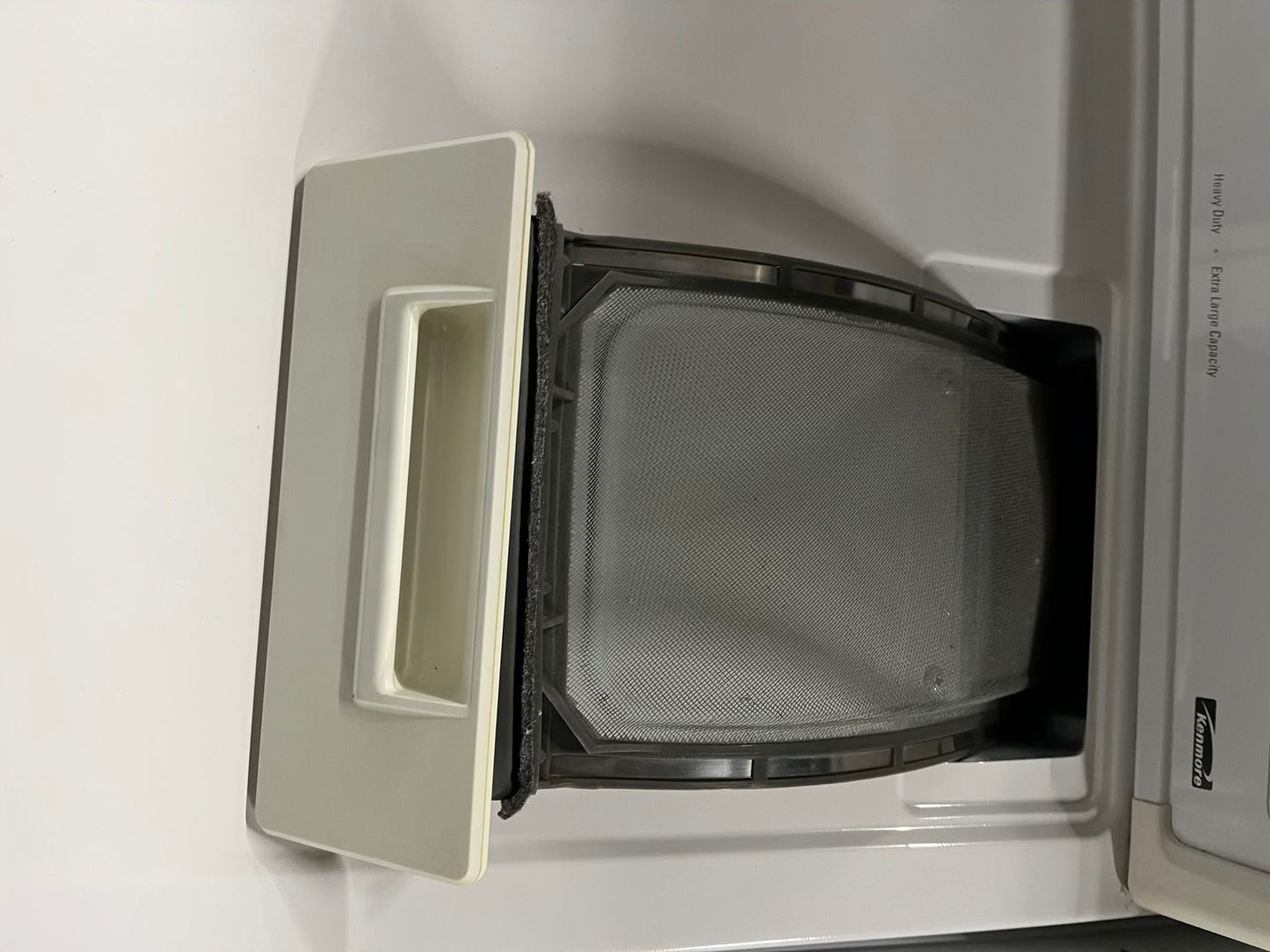Kenmore electric 220v dryer side x side flat black #ED064VB