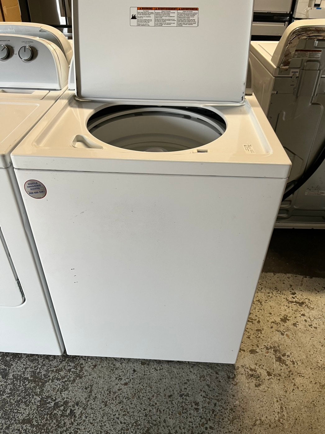 - 💥FLASH SALE⚡️Whirlpool Top load washing machine side x side large capacity w agitator 27" Refurbished #WS222B