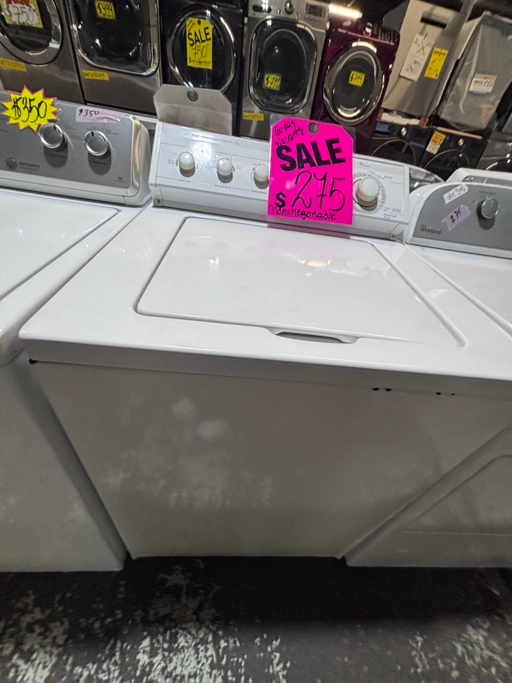 >*sale🎈whirlpool Top load washing machine w agitator 27" in good condition,used-Refurbished #TWE226B