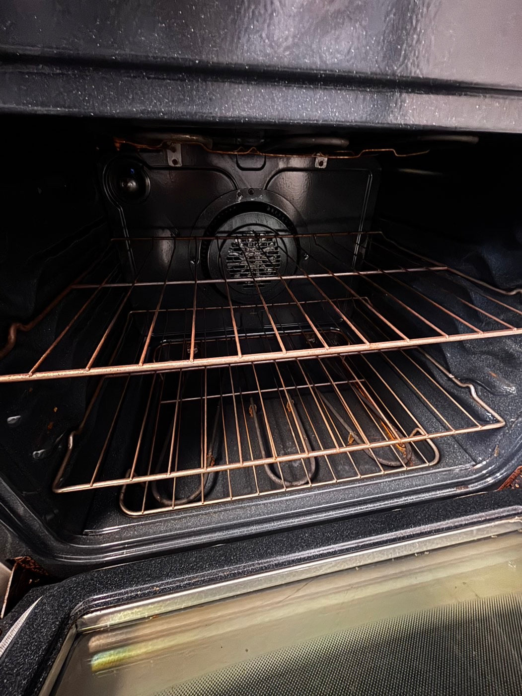 -Frigidaire Glass top electric 220v range 5 burner warm zone bake broil  convection bake  off white color 30" Refurbished #KOW11JL