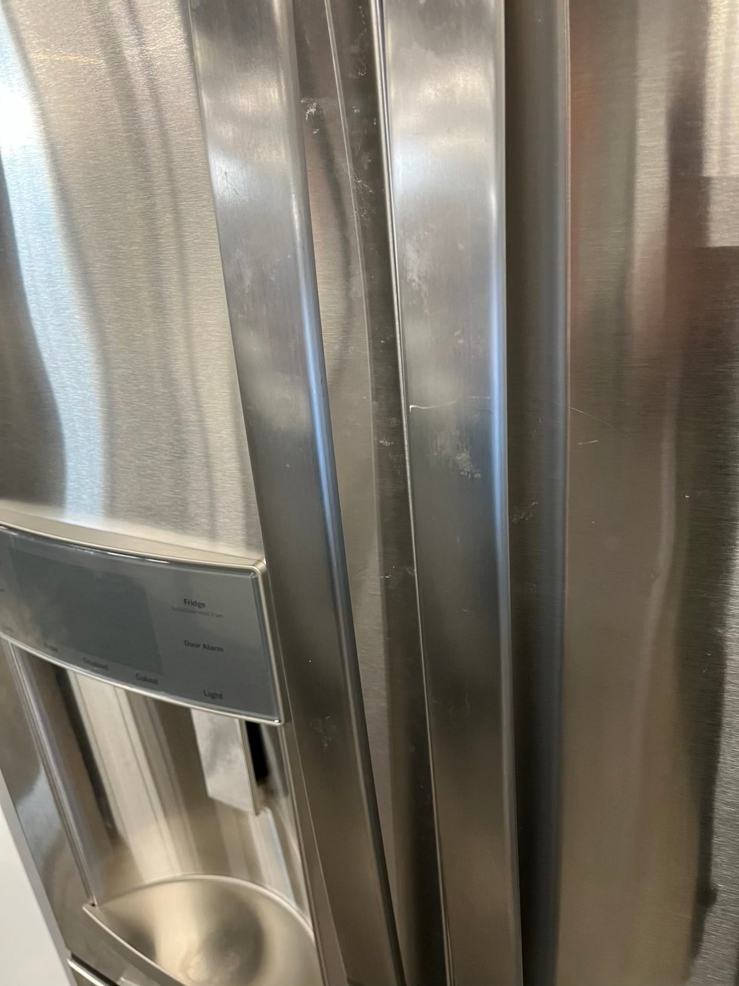 - GE French door Refrigerator stainless steel w/ ice water dispenser 36" #RF739PB
