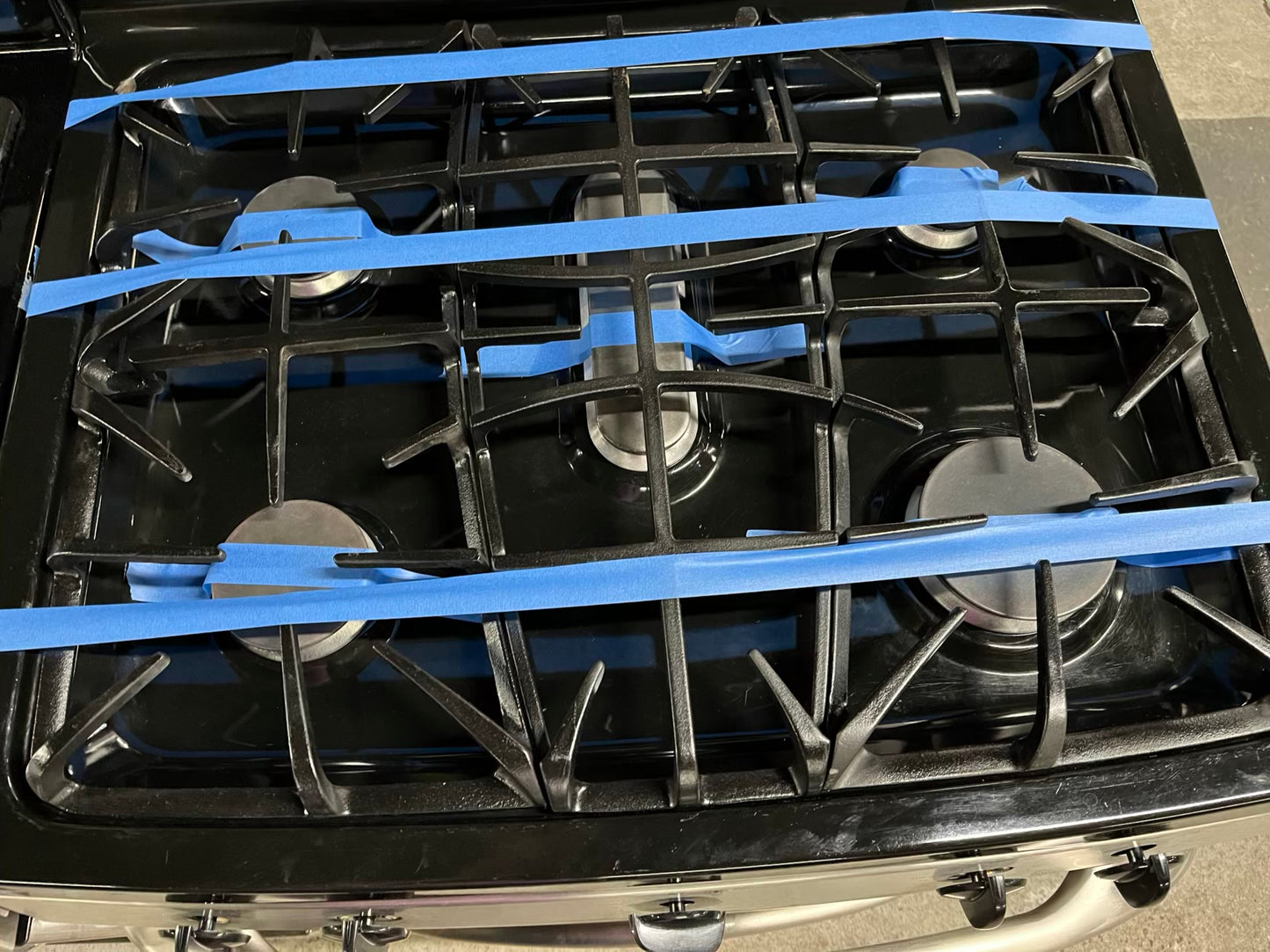 - GE gas range stainless steel 5 burner bake broil hi/lo self clean #GR739FB