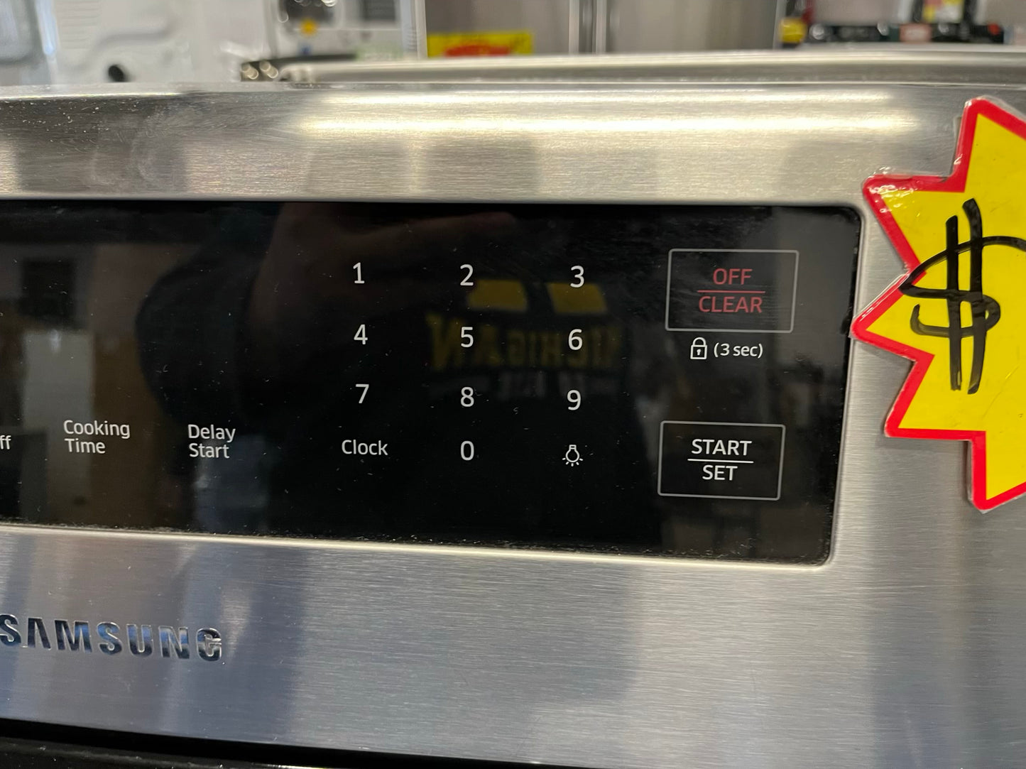 - Samsung Gas range 5 burner convection roast  bake broil self clean stainless steel 30” Refurbished 30" #GR296CB