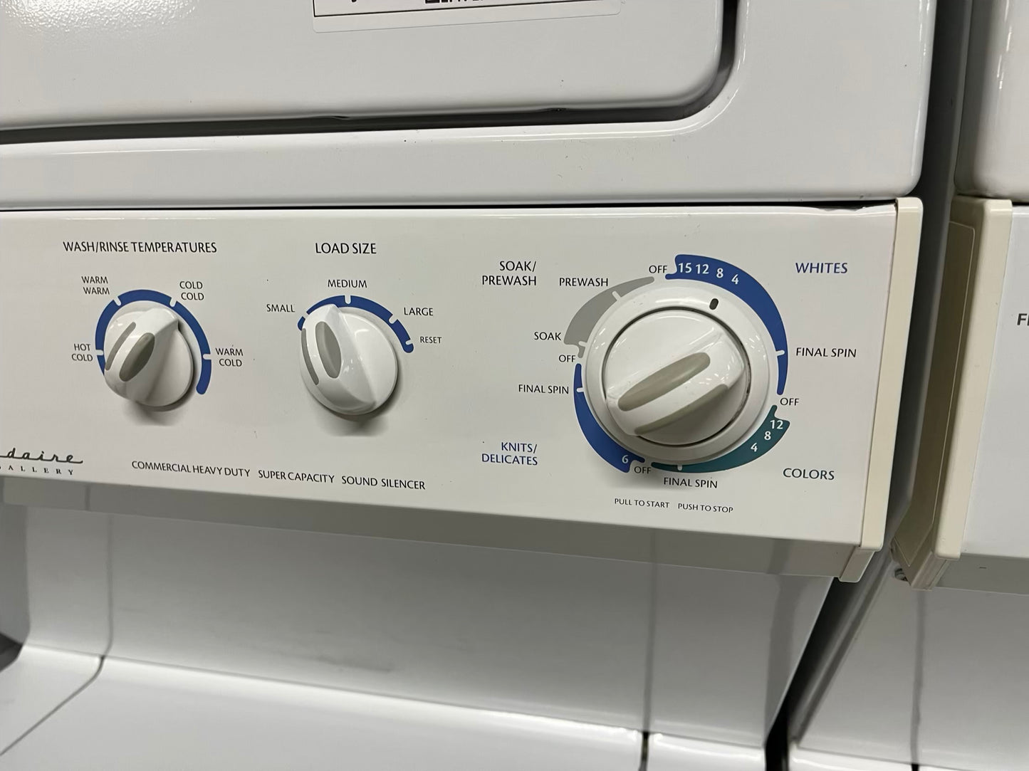 - Frigidaire laundry center GAS washer & dryer set 27" #LC596RBB