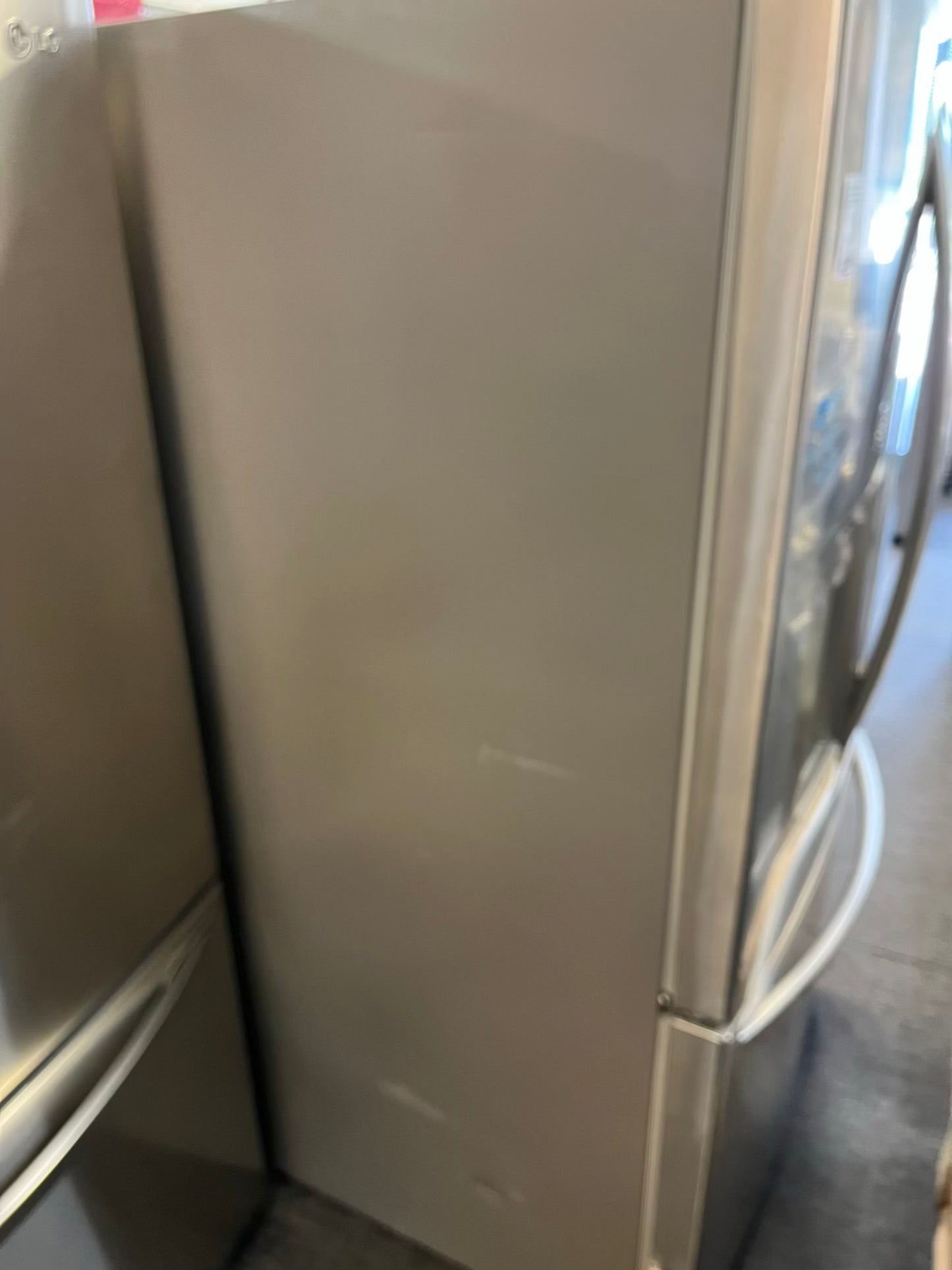 Used | Refurbished Le french door refrigerator stainless steel w/Ice water dispenser 36" # RF506ZL