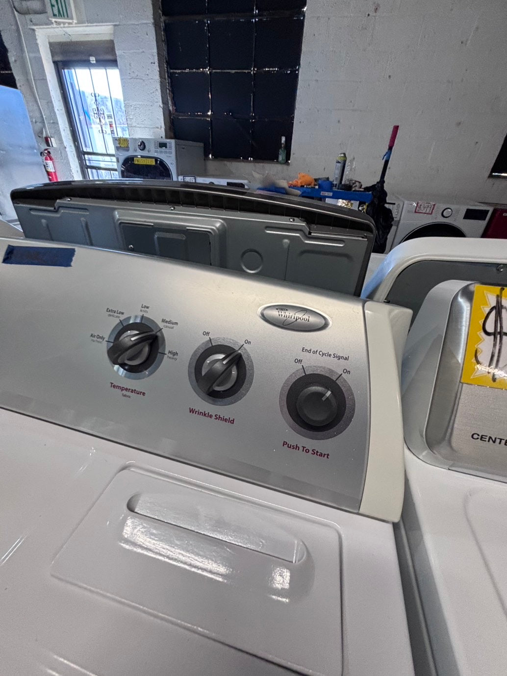 >*July 4th sale🇺🇸whirlpool top load washer large capacity with agitator & electric dryer 220v set top load side by side #MST23YB