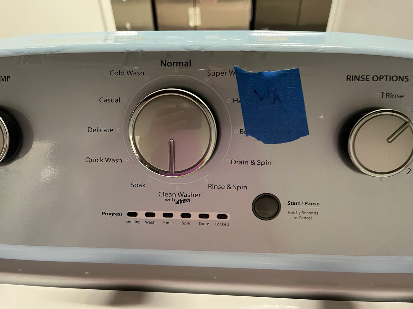 - Open Box | scratch & dent whirlpool top load washing machine w/ agitator large capacity 27" 4.0 cutt #W668CB